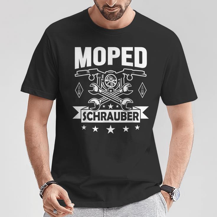 Moped Screwdriver Moped Driver Bicycle Motorcycle Spark Plug T-Shirt Lustige Geschenke