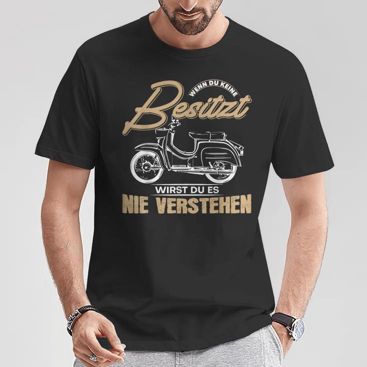 Moped Simson Schwalbe Wenn Du Keine Hen If T-Shirt Lustige Geschenke