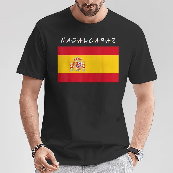 Nadalcaraz With Spain Flag T-Shirt Lustige Geschenke