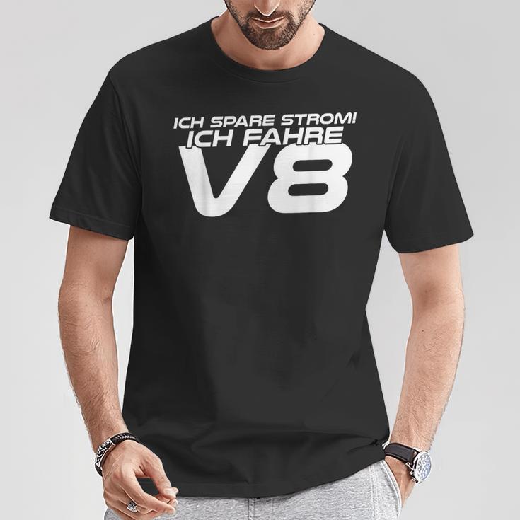 Natürlich Save Ich Strom Ich Fahre8 Autotuning T-Shirt Lustige Geschenke