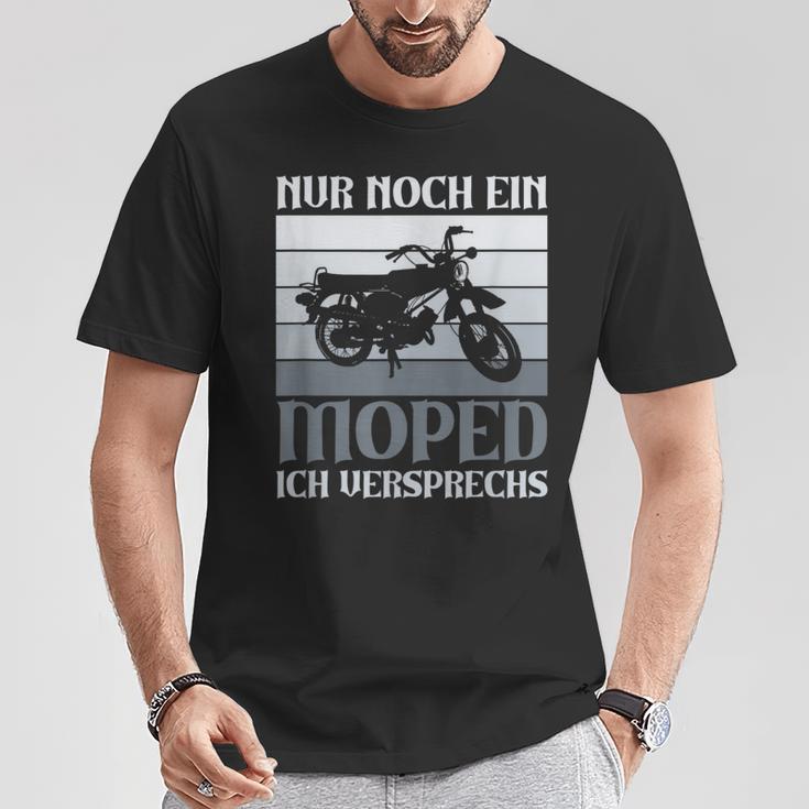 Nur Noch Ein Moped Ich Promise Simson Ddr 2 Taktintage T-Shirt Lustige Geschenke