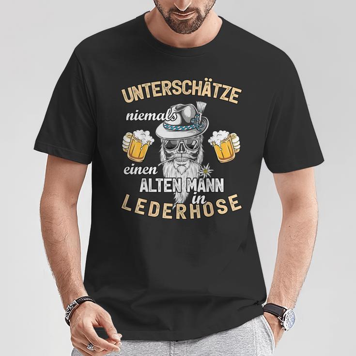 Oktoberfest Lederhosen Bavarian Costume T-Shirt Lustige Geschenke