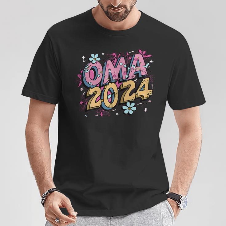 Oma Werden Werdende Oma Announcement T-Shirt Lustige Geschenke