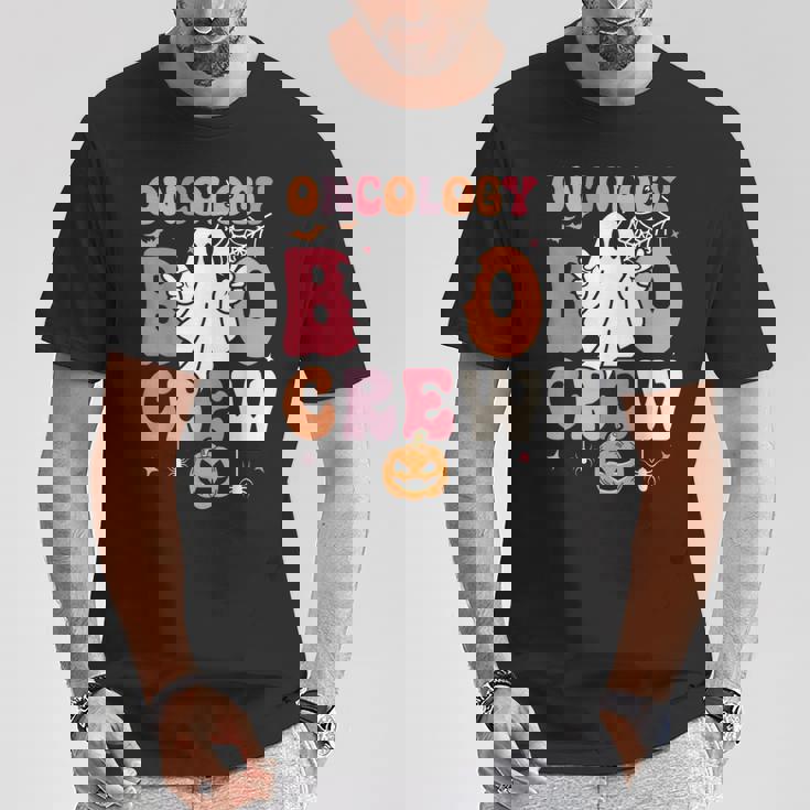 Oncology Boo Crew Ghost Halloween Spooky Costume Nurse T-Shirt Unique Gifts