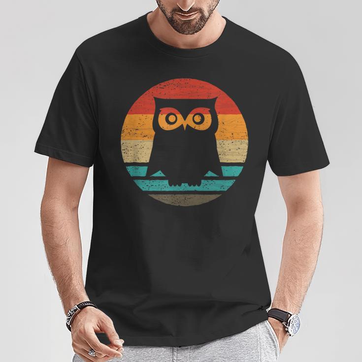 Owl Retro Styleintage T-Shirt Lustige Geschenke