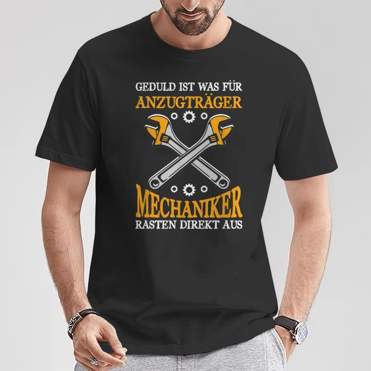 Patience Is Was Für Anzugträger Mechaniker Rasten Aus T-Shirt Lustige Geschenke