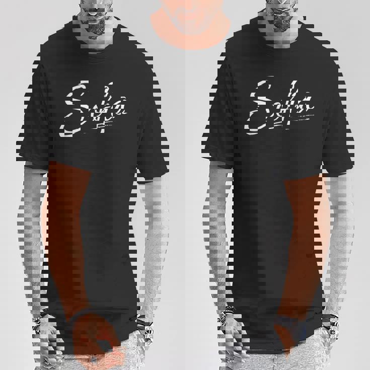 Personalizada Con El Nombre Nombre Sofia Camiseta unisex Regalos divertidos