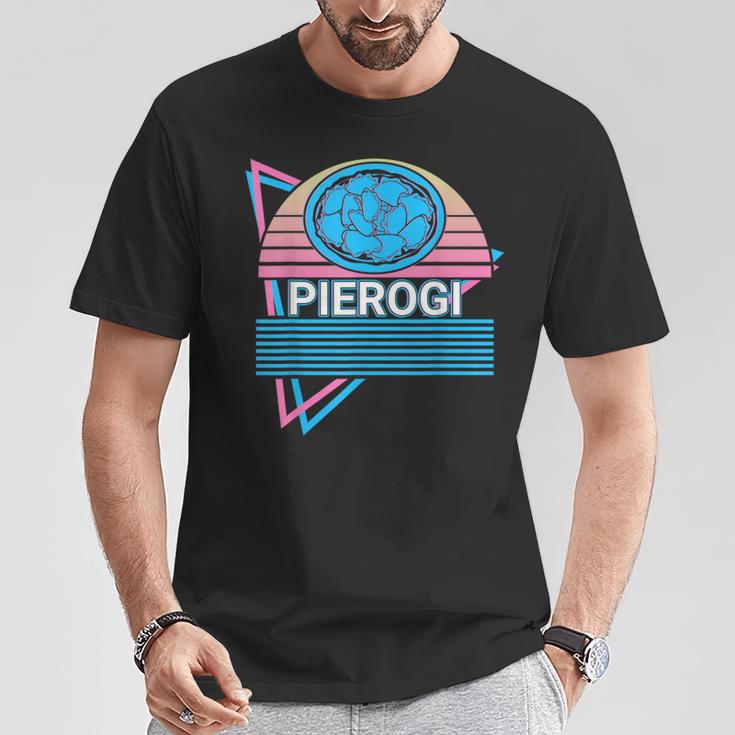 Pierogi Retro T-Shirt Lustige Geschenke