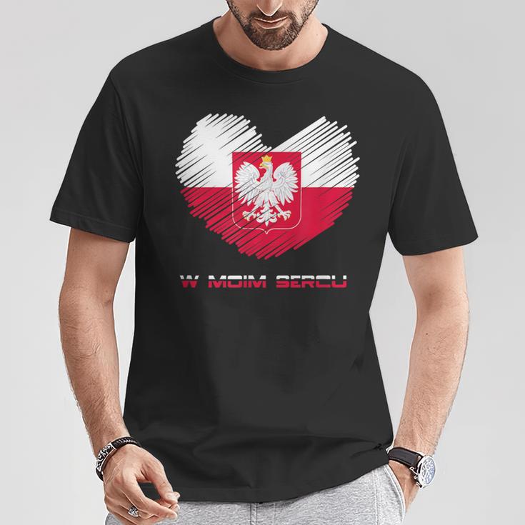 Poland In My Heart Polska T-Shirt Lustige Geschenke