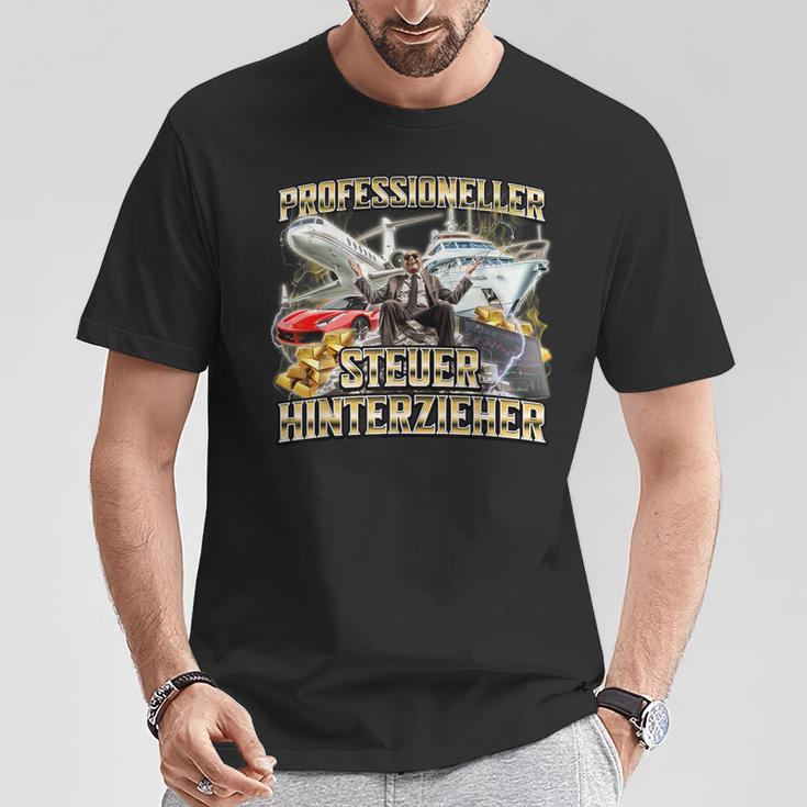 Professioneller Steuerhinterzieher T-Shirt Lustige Geschenke