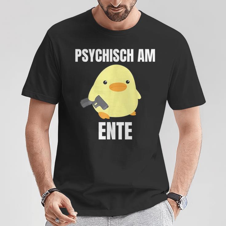 Psychisch Am Ente T-Shirt Lustige Geschenke