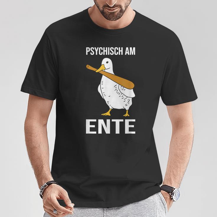 Psychisch Am Ente T-Shirt Lustige Geschenke