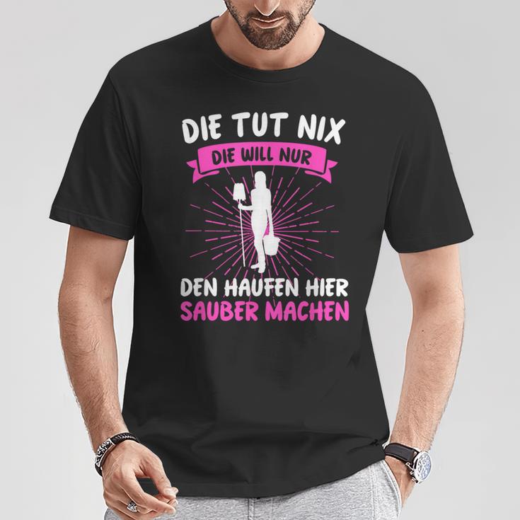 Putzkraft Putzkraft Putzfrau T-Shirt Lustige Geschenke