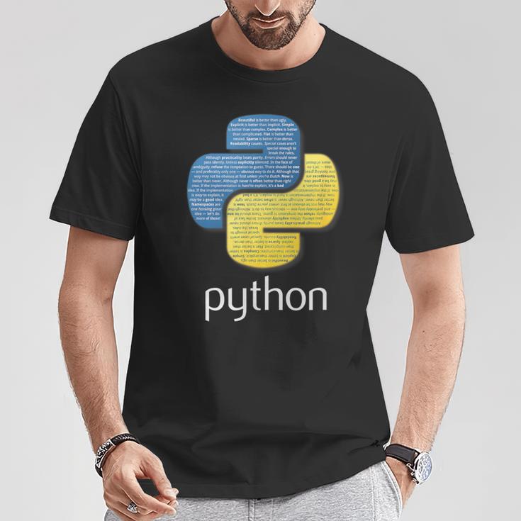 Python Coder Programador Programador Programador Desarrolladores Camiseta unisex Regalos divertidos