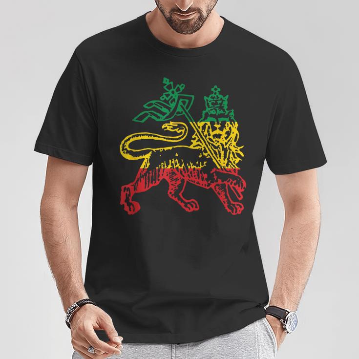 Rastafari Lion Of Judah Reggae T-Shirt Lustige Geschenke