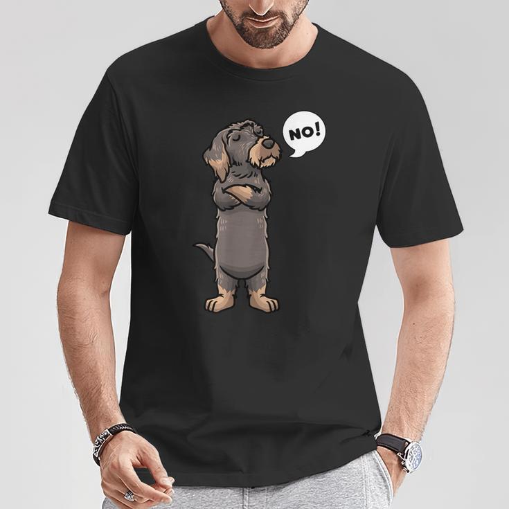 Rauhaardackel Dachshund Dog T-Shirt Lustige Geschenke