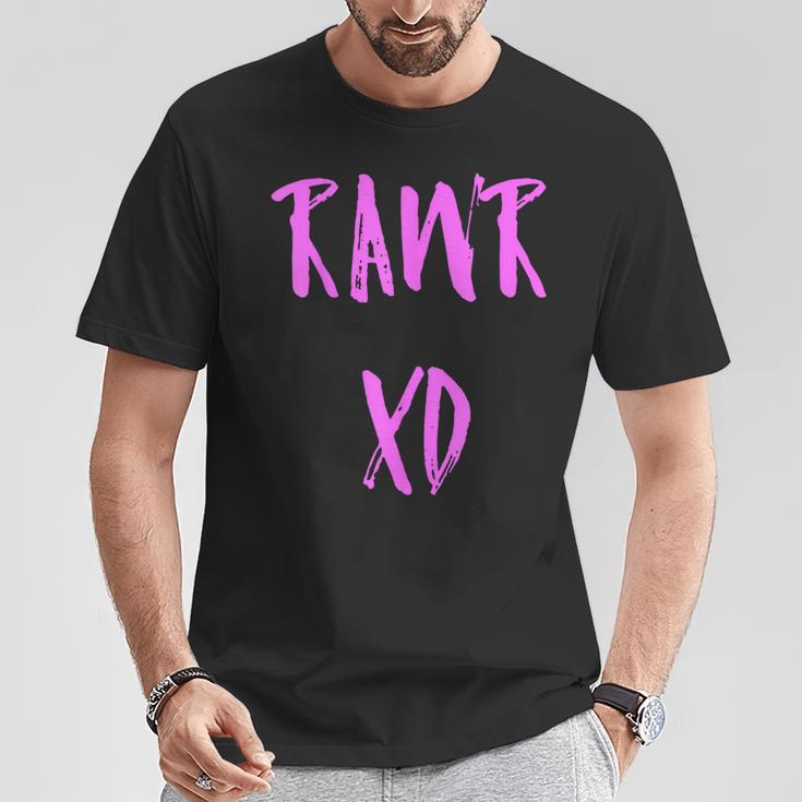 Rawr Emo Xd Scenester Scene Kid T-Shirt Lustige Geschenke