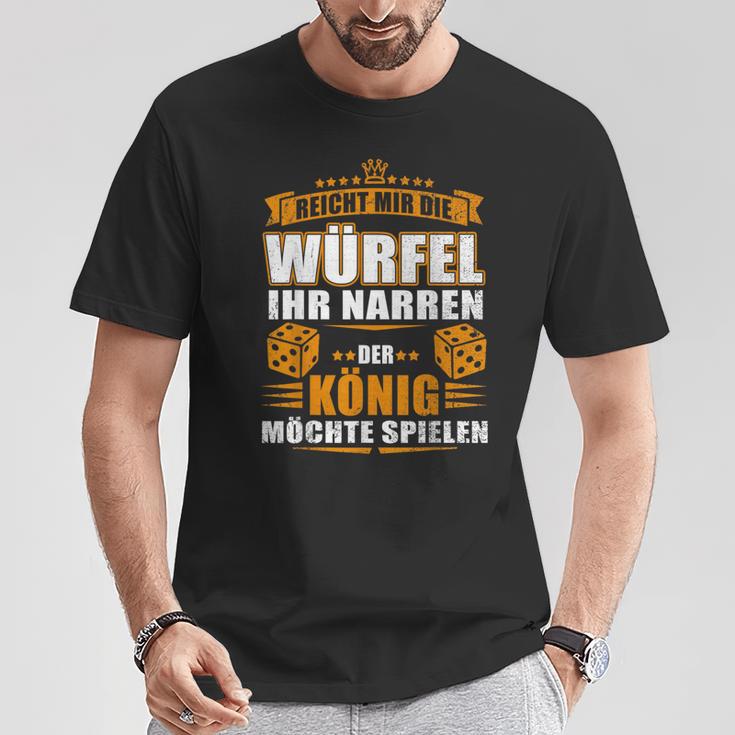 Reicht Mir Der Dice Der König Will Spielen T-Shirt Lustige Geschenke