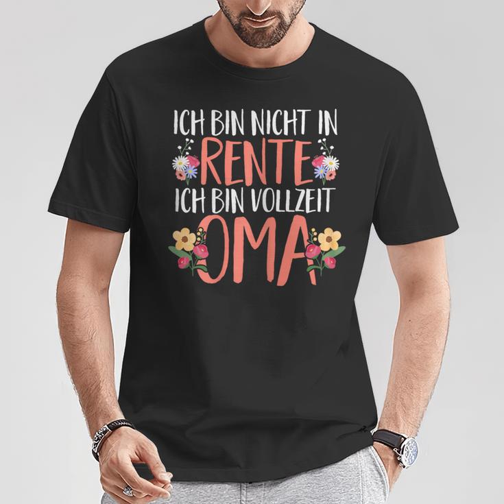 Retirement Rente Ich Binollzeit Oma T-Shirt Lustige Geschenke