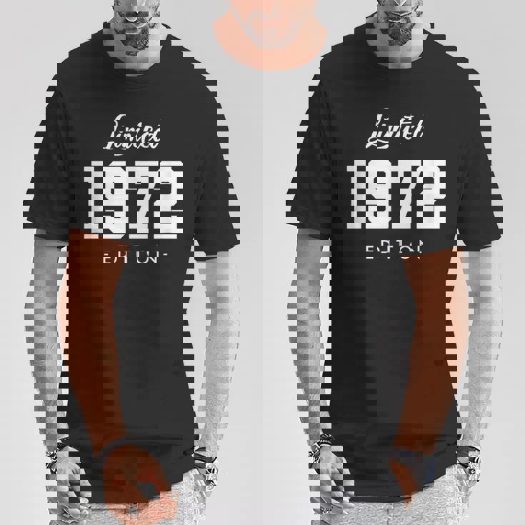 Retro 52 Años Nacido En 1972 Edición Limitada 52 Cumpleaños Camiseta unisex Regalos divertidos
