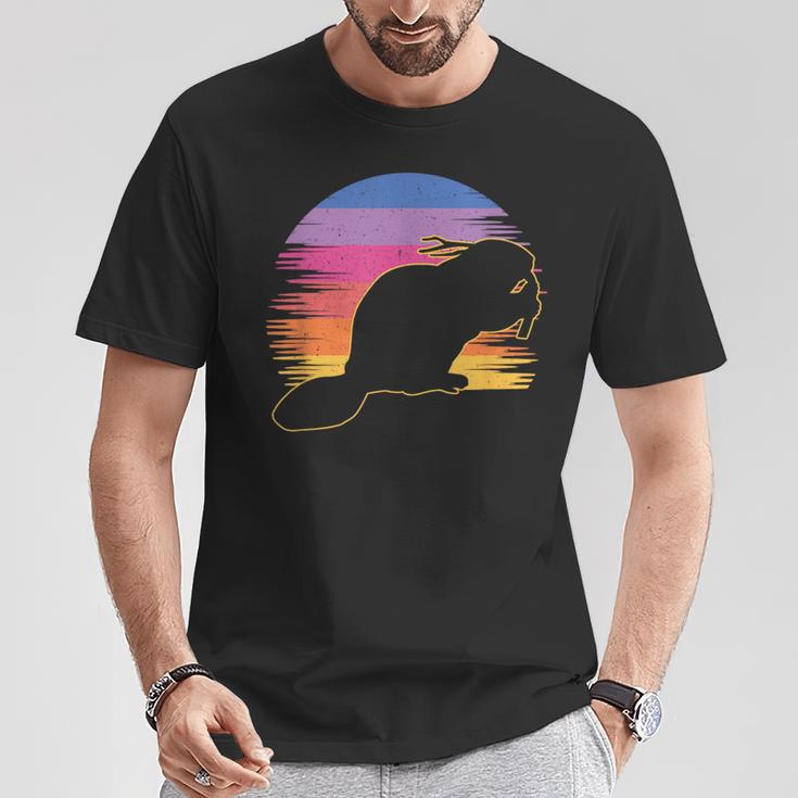 Retro Beaver Beaver Lovers Bobr Meme T-Shirt Lustige Geschenke