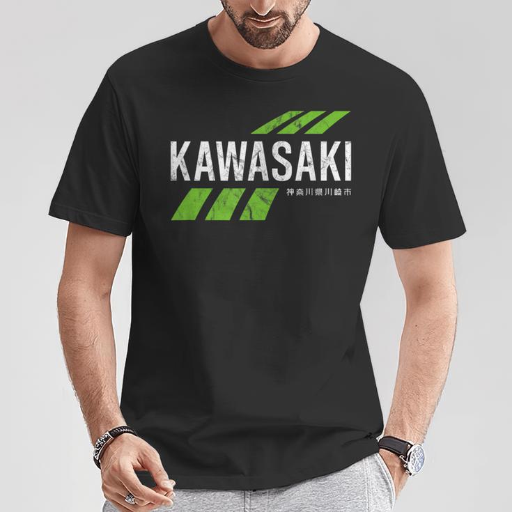 Retrointage Kawasaki Green City For Or Women T-Shirt Lustige Geschenke