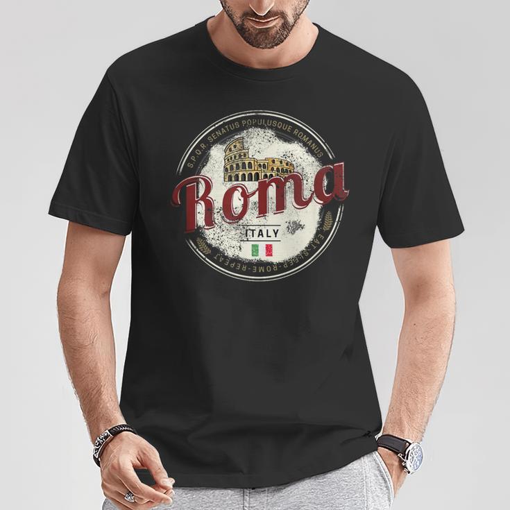 Rom Italien Kolosseumintage Souvenir S T-Shirt Lustige Geschenke