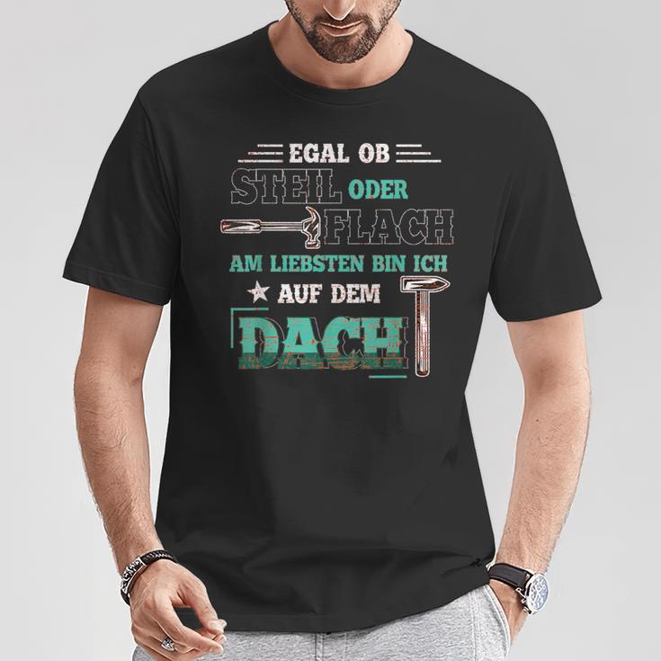 Roofer Idea Roofer T-Shirt Lustige Geschenke