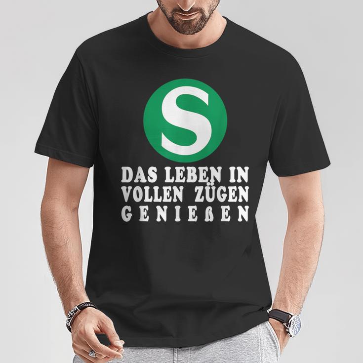 S-Bahn Das Leben Inoll Zügen German T-Shirt Lustige Geschenke