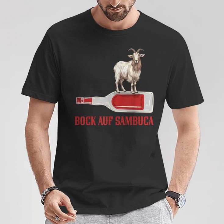 Sambuca Liköre Alkohol Bock Auf Sambuca T-Shirt Lustige Geschenke