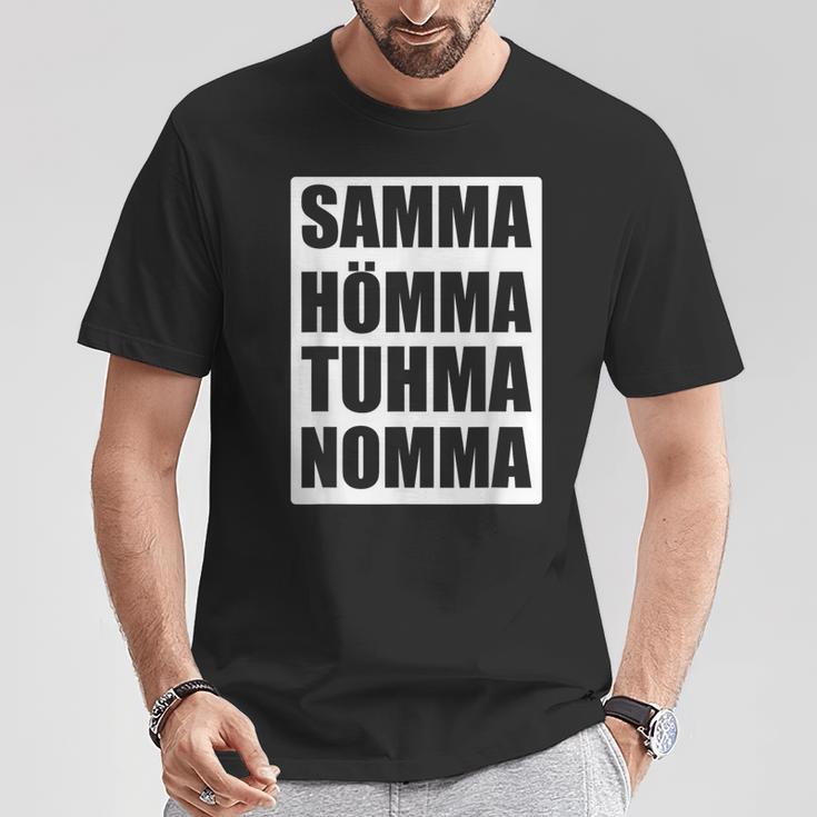 Samma Hömma Tuhma Nomma Ruhrpott T-Shirt Lustige Geschenke