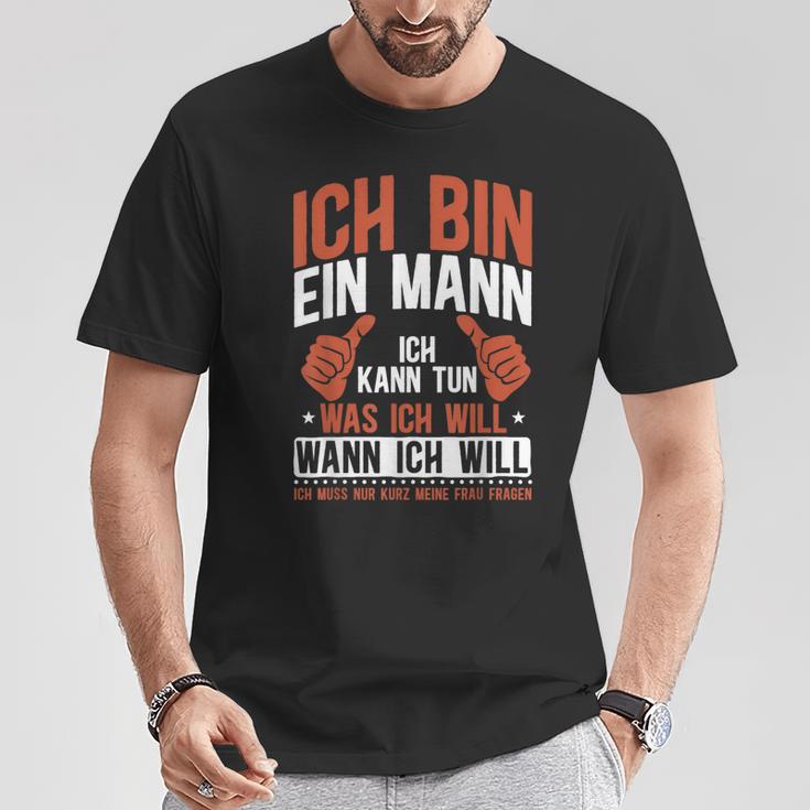 Sarkasmus Ich Bin Ein Mann T-Shirt Lustige Geschenke