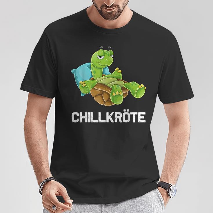 Schlafen Relax Chill Turtles T-Shirt Lustige Geschenke