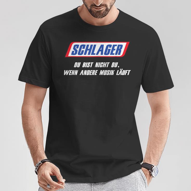 Schlager Du Bist Nicht Du Wenn Andere Musik Laufen S T-Shirt Lustige Geschenke