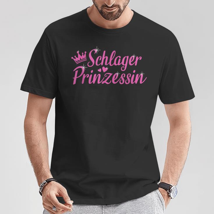 Schlager Princess Schlagermusik T-Shirt Lustige Geschenke