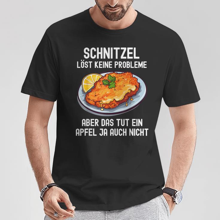 Schnitzel Löve Keine Probleme Question Schnitzel T-Shirt Lustige Geschenke