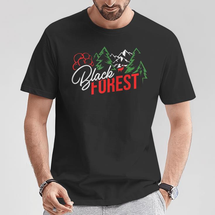 Schwarzwald Forest Bollenhut Hiking Souvenir T-Shirt Lustige Geschenke