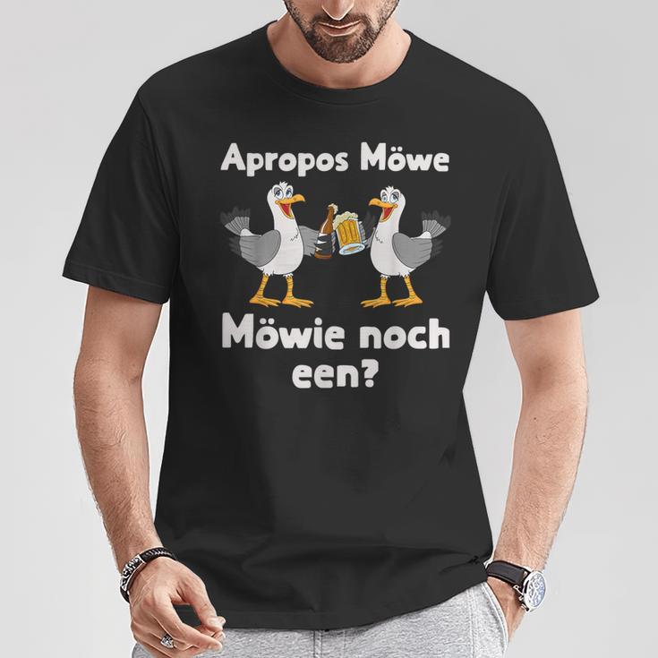 With Seagull Möwie Noch Een Plattdeutsch Norddeutsch Text S T-Shirt Lustige Geschenke