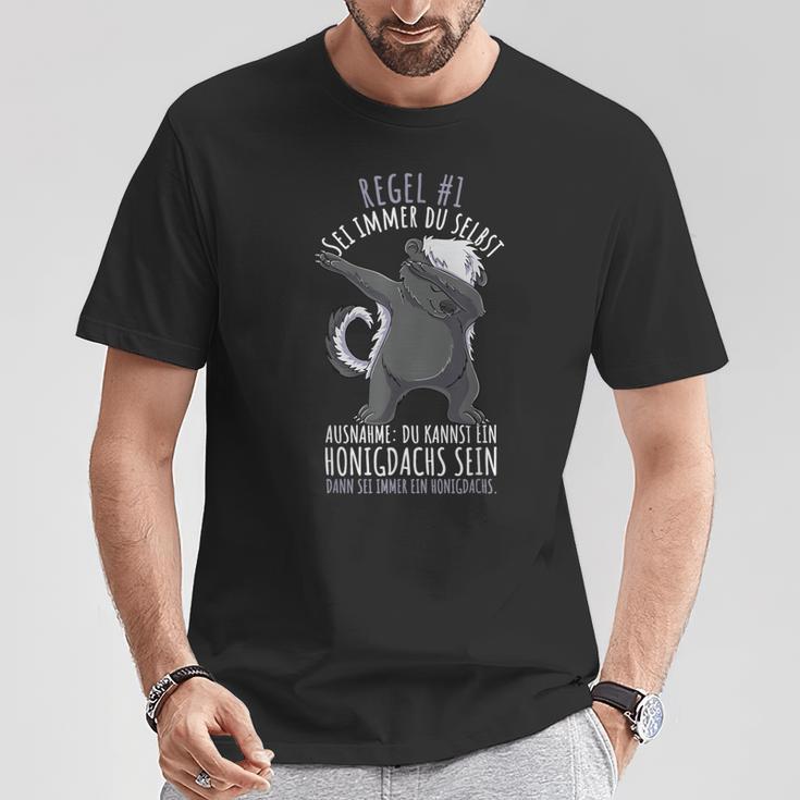 Sei Immer Du Selbst Lustiges Honigdachs T-Shirt Lustige Geschenke