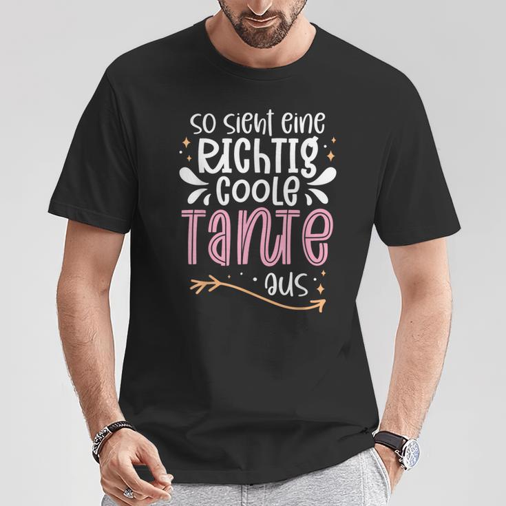 So Sieht Eine Richtig Coole Tante Aus Tante Tanten Saying T-Shirt Lustige Geschenke