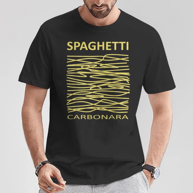 Spaghetti Carbonara For Pasta Lovers And Chefs T-Shirt Lustige Geschenke