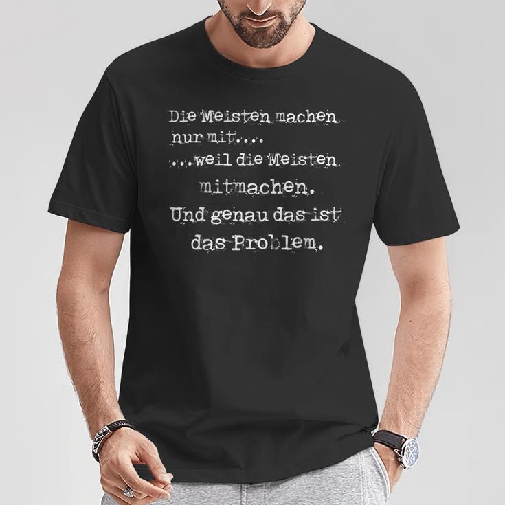 Spalt Die Msten Mach Mit Polish Statement T-Shirt Lustige Geschenke