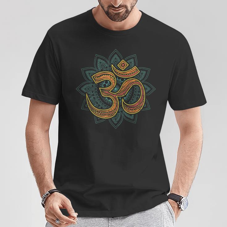 Spiritual Om Mandala T-Shirt Lustige Geschenke