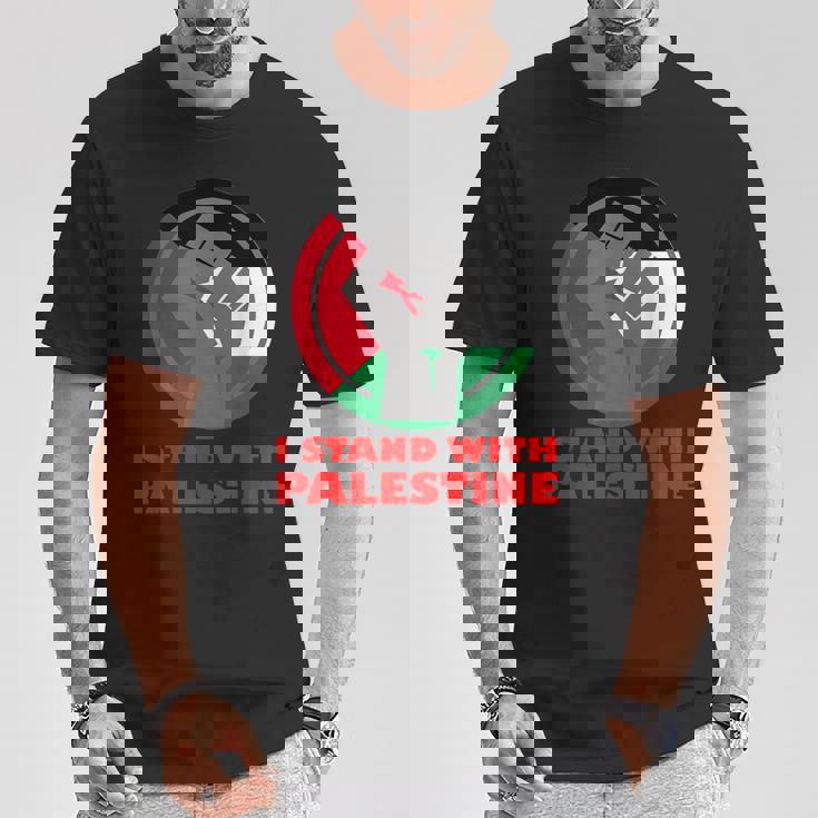 I Stand With Palestina L Palestina Libera Maglietta Regalos divertidos