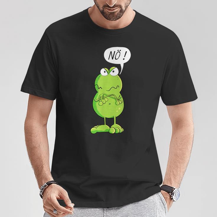 Statement Frog Nö Fun T-Shirt Lustige Geschenke