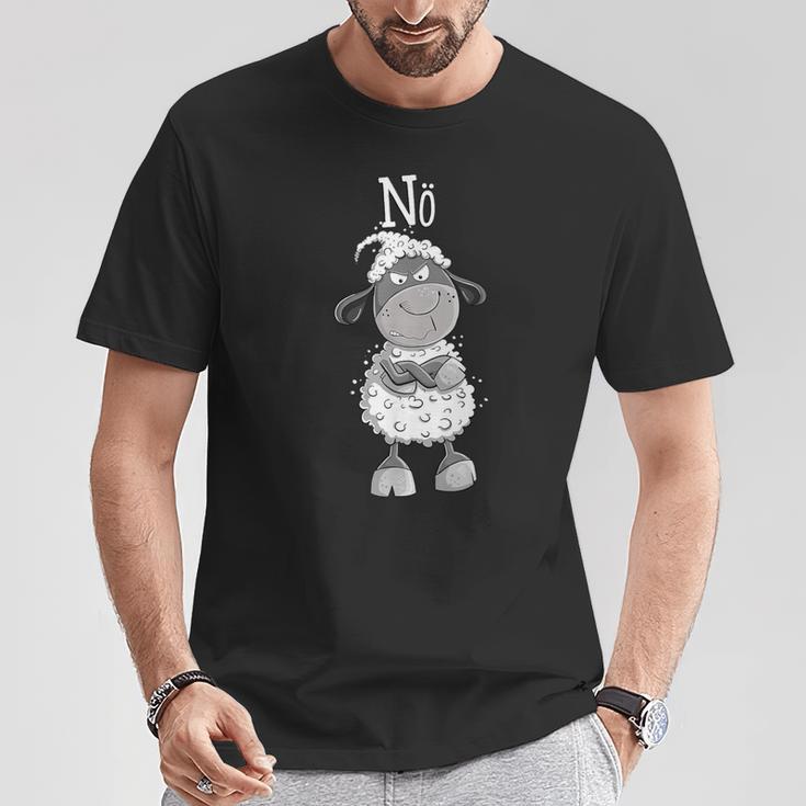 Statement Schaf I Nö Fun I Einfach Nö I Nein I Kein Bock German T-Shirt Lustige Geschenke