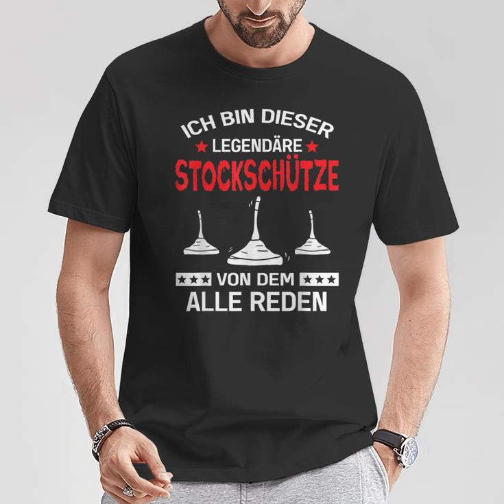 Stocksport Curling Sport T-Shirt Lustige Geschenke