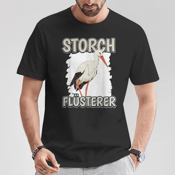 Stork Whisperer Storchflüsterer Sachenogel Stork T-Shirt Lustige Geschenke