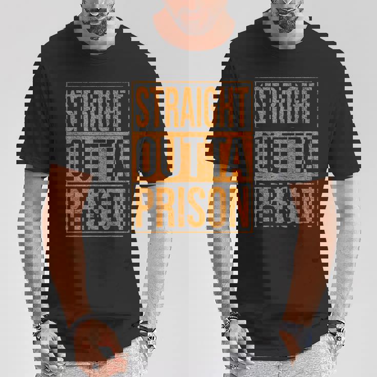 Straight Outta Prison Out Of Prison Parole T-Shirt Personalized Gifts