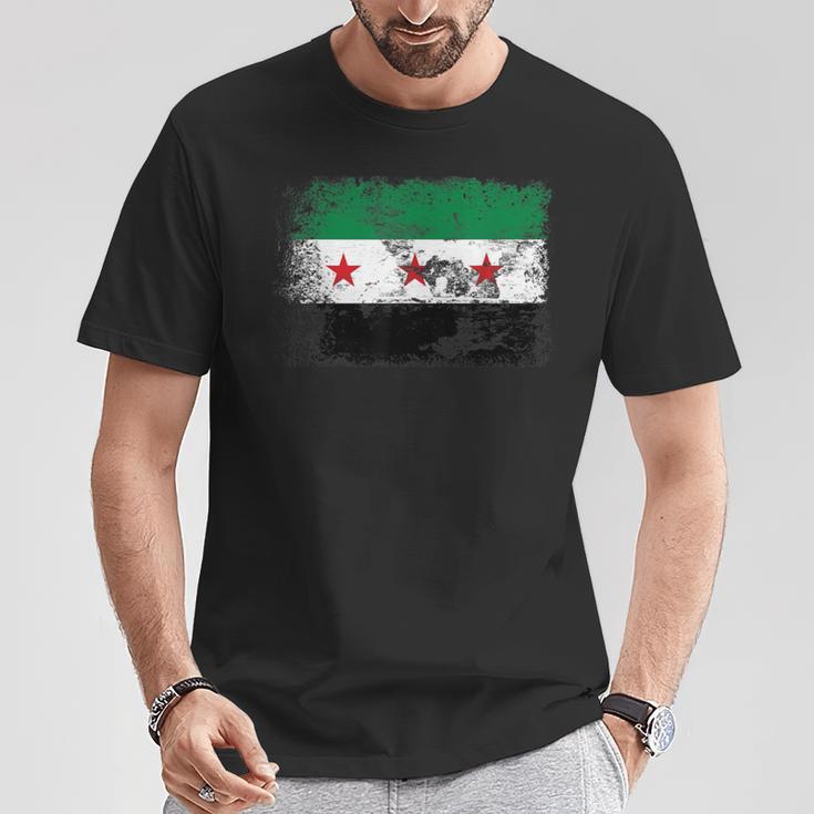 Syria Flag Ich Bin Stolz Auf Mein Land T-Shirt Lustige Geschenke